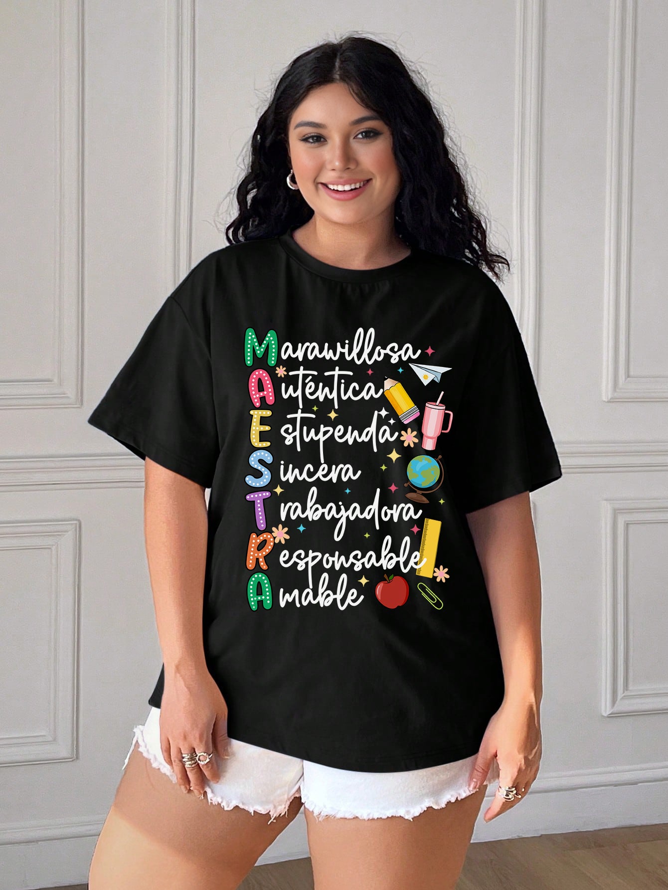 Spanish Teacher Graphic Tee Proud Maestra
