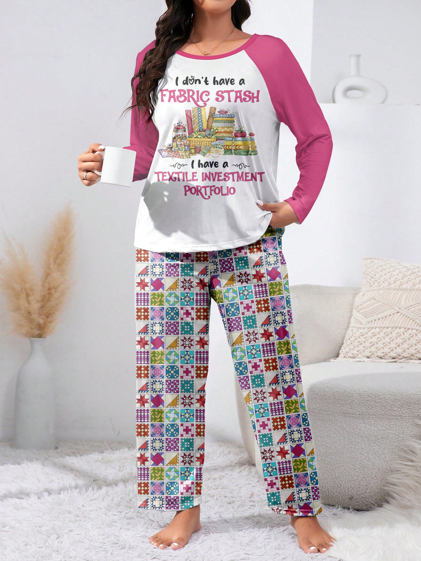 Sewing Lover Raglan Lounge Pajamas Textile Investment Portfolio
