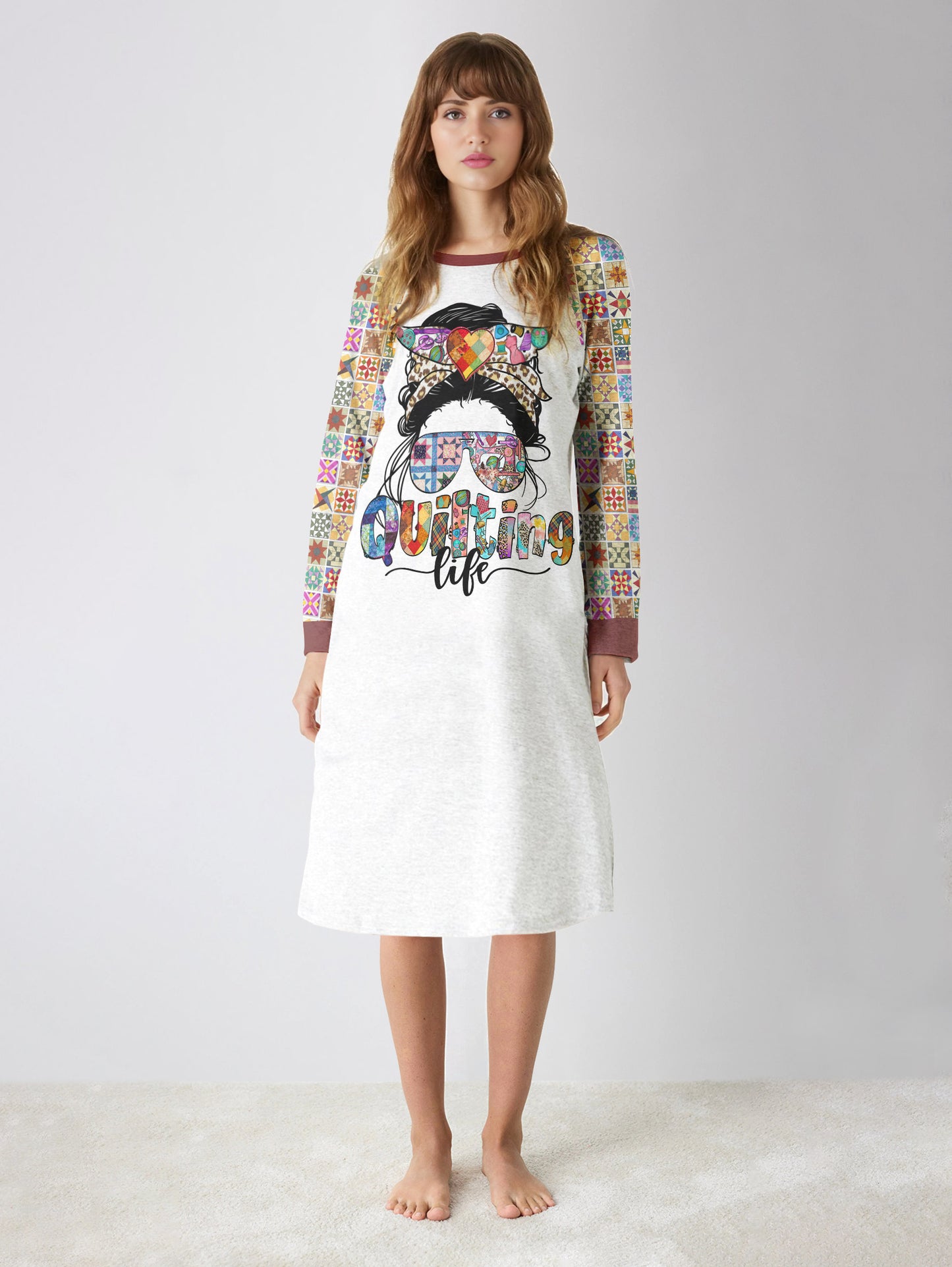 Sewing Lover Raglan Dress Quilting Life Quilt Blocks