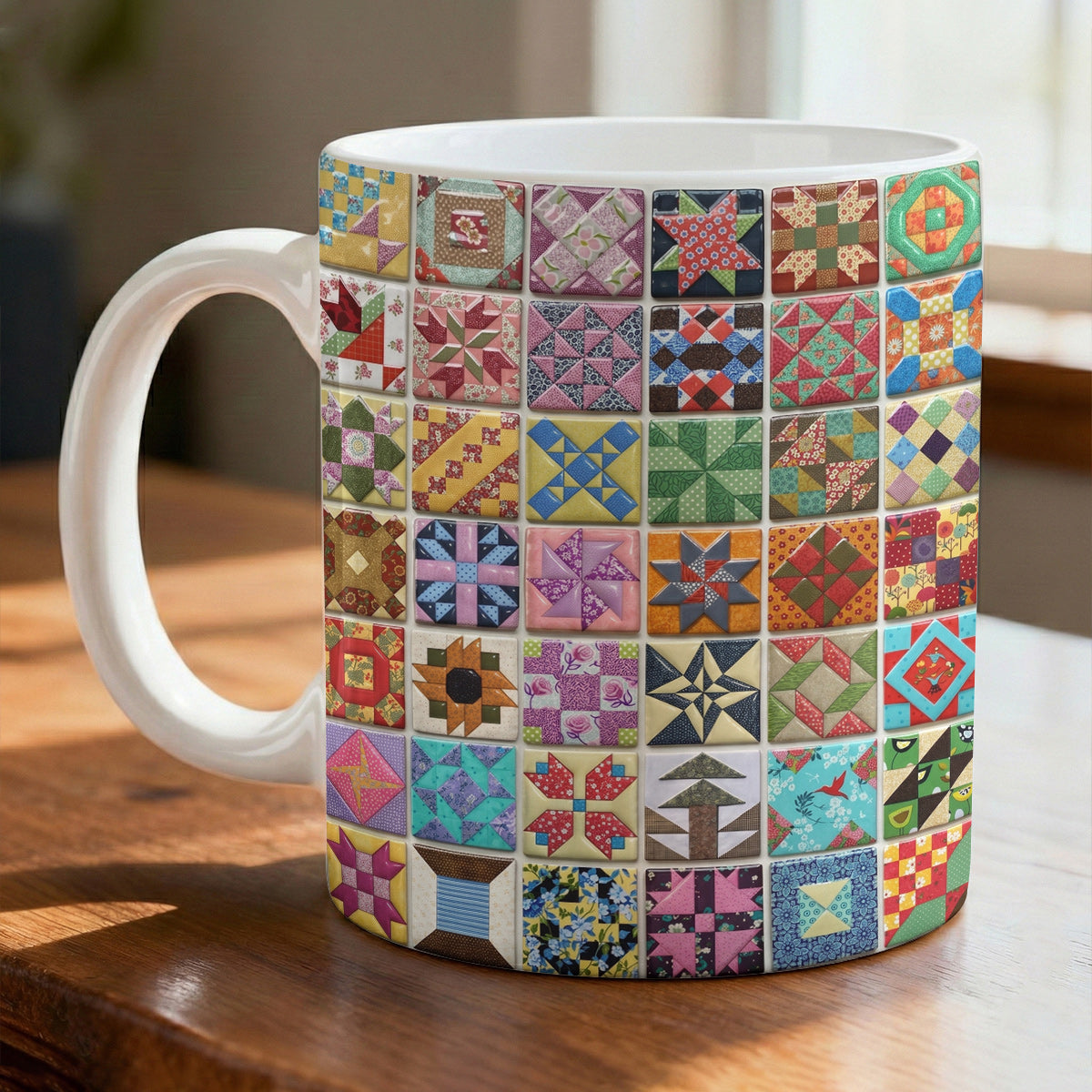 Sewing Lover 11Oz Mug Farmer's Daughter Quilt Blocks