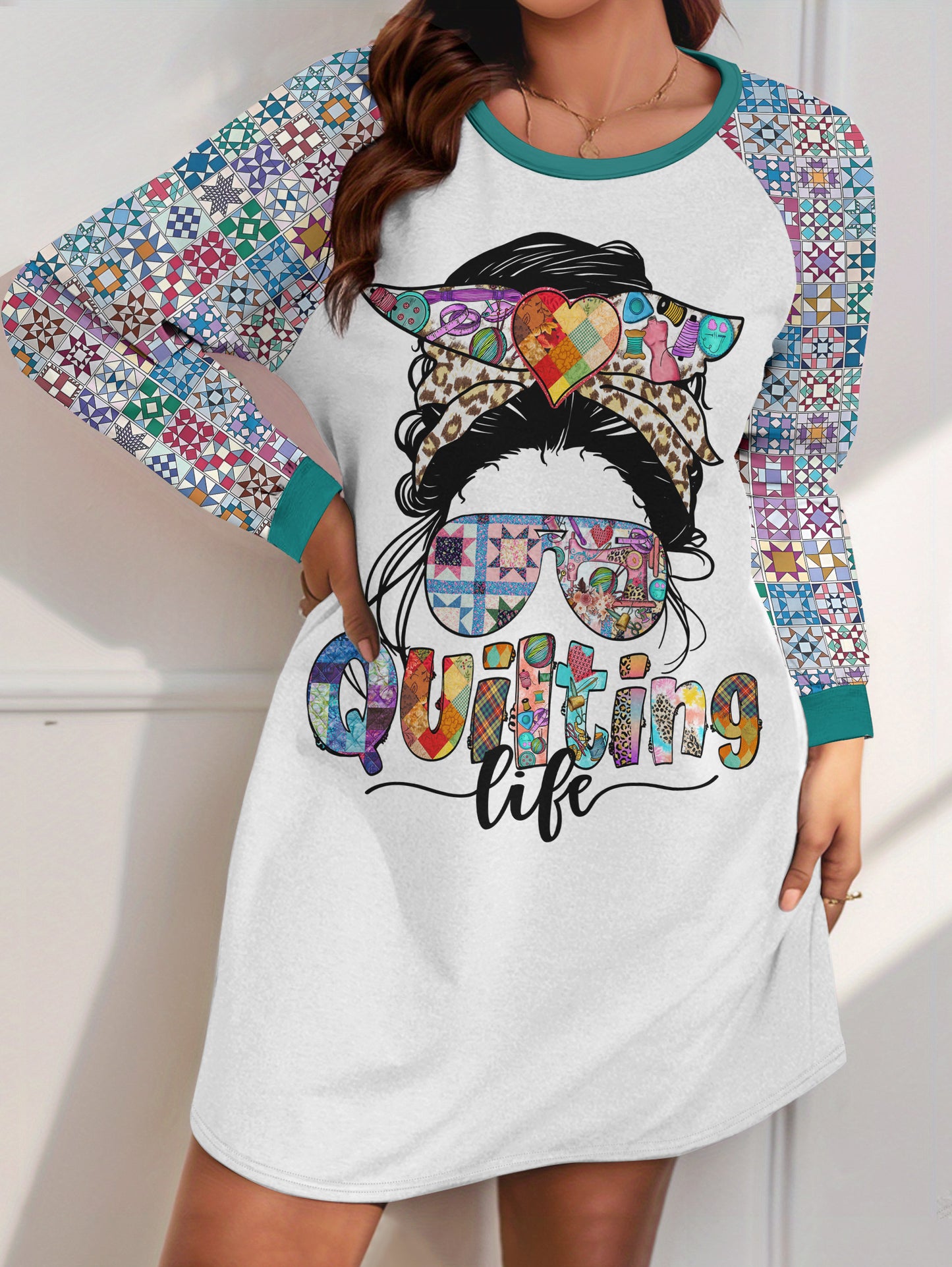 Sewing Lover Raglan Dress Quilting Life Quilt Blocks