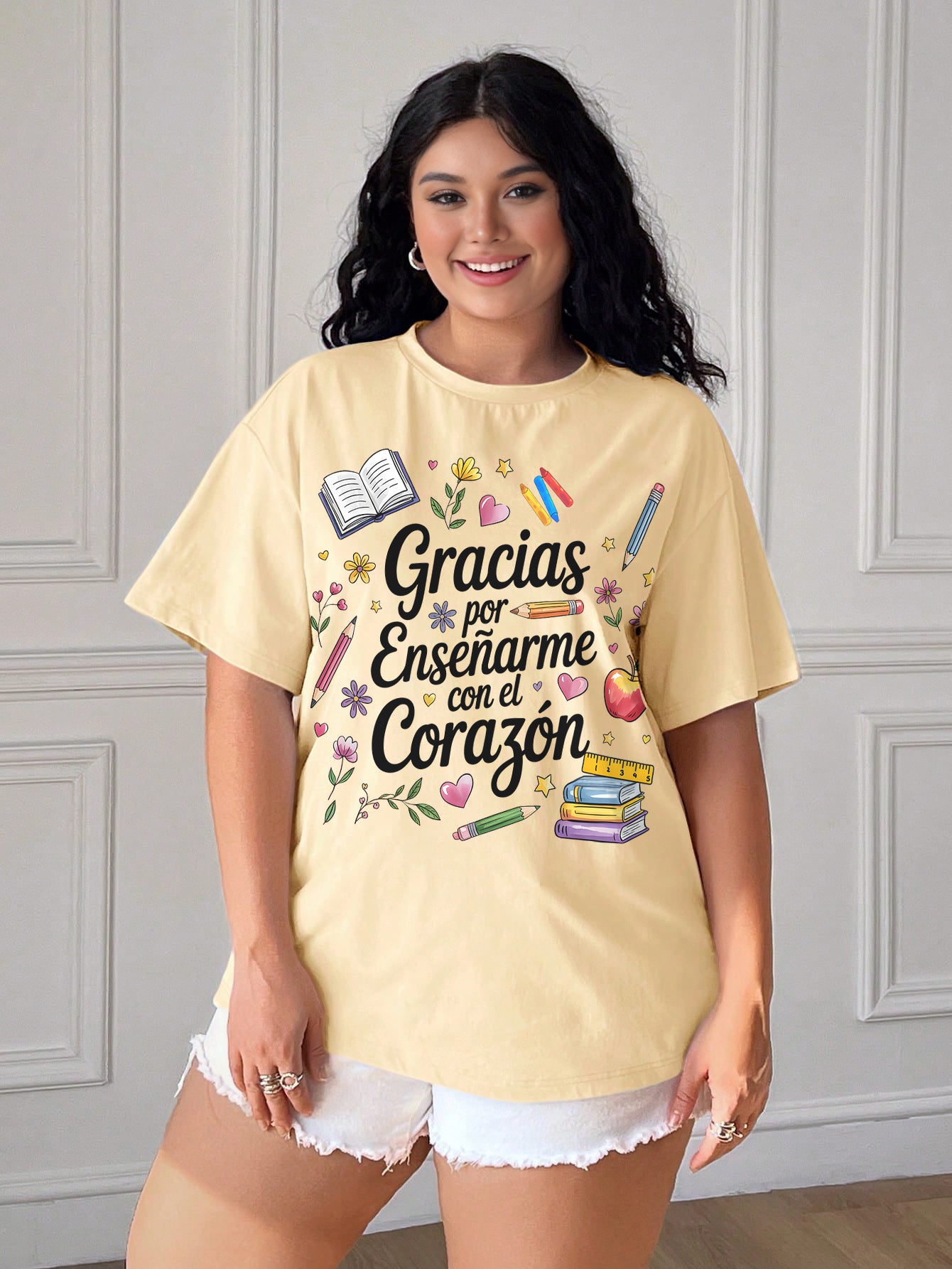 Spanish Teacher Graphic Tee Gracias Maestra