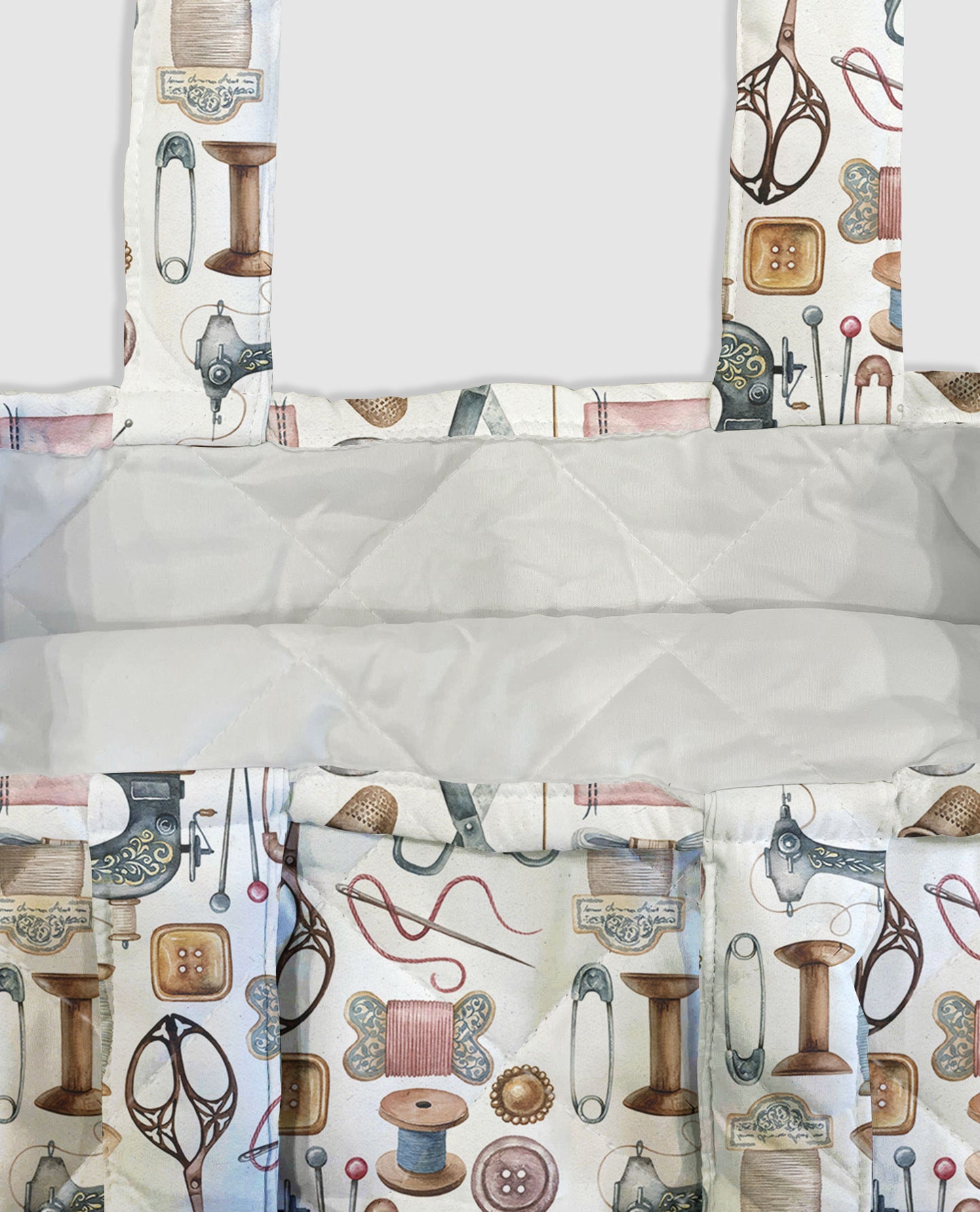 Sewing Lover Quilted Tote Bag Quilting Essentials