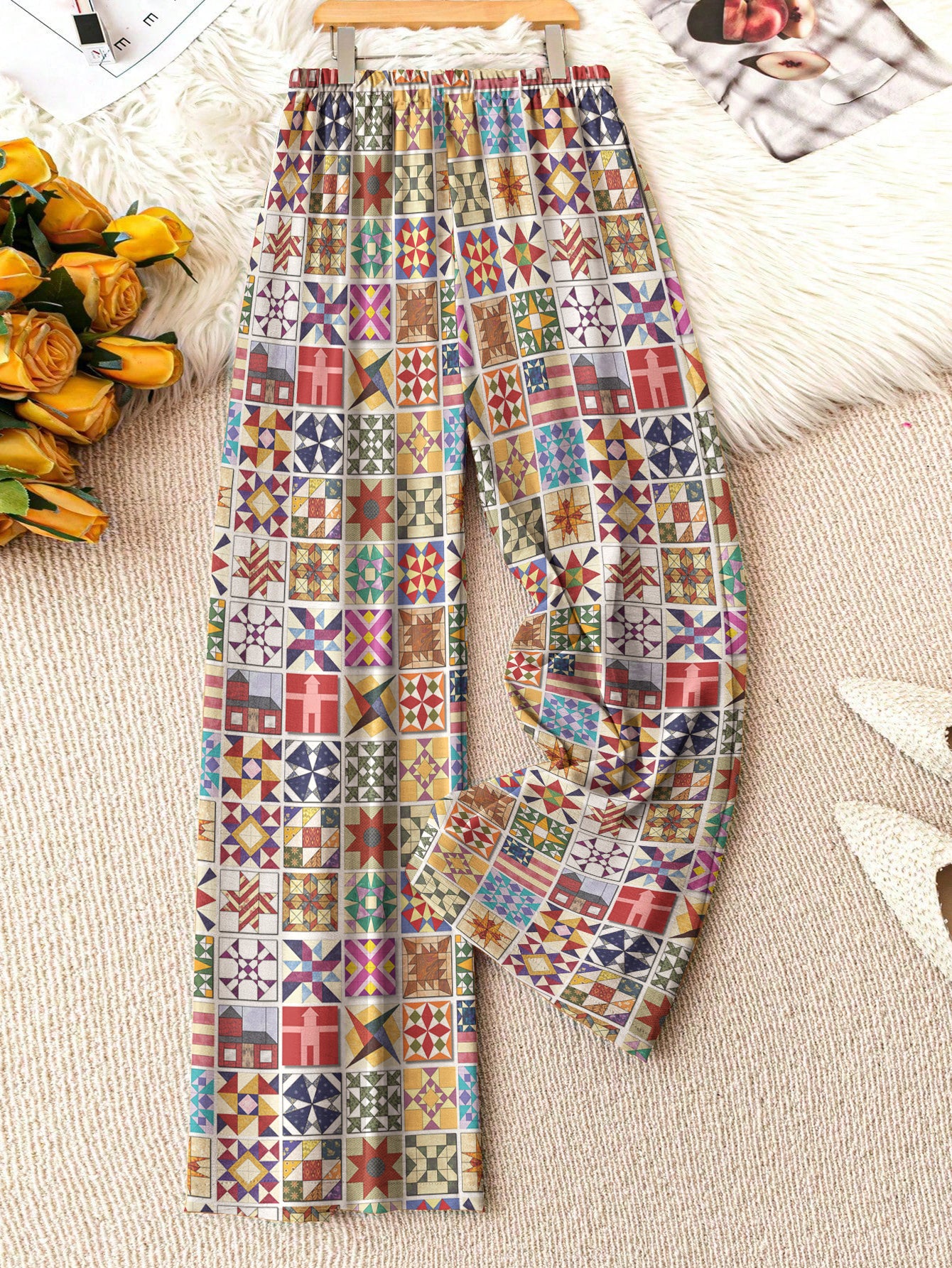 Sewing Lover Lounge Pants Quilt Blocks