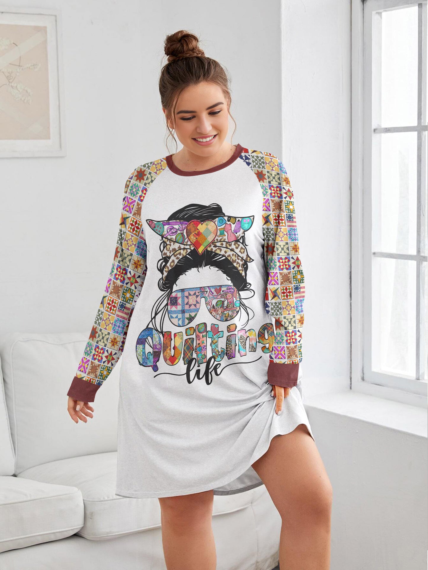 Sewing Lover Raglan Dress Quilting Life Quilt Blocks