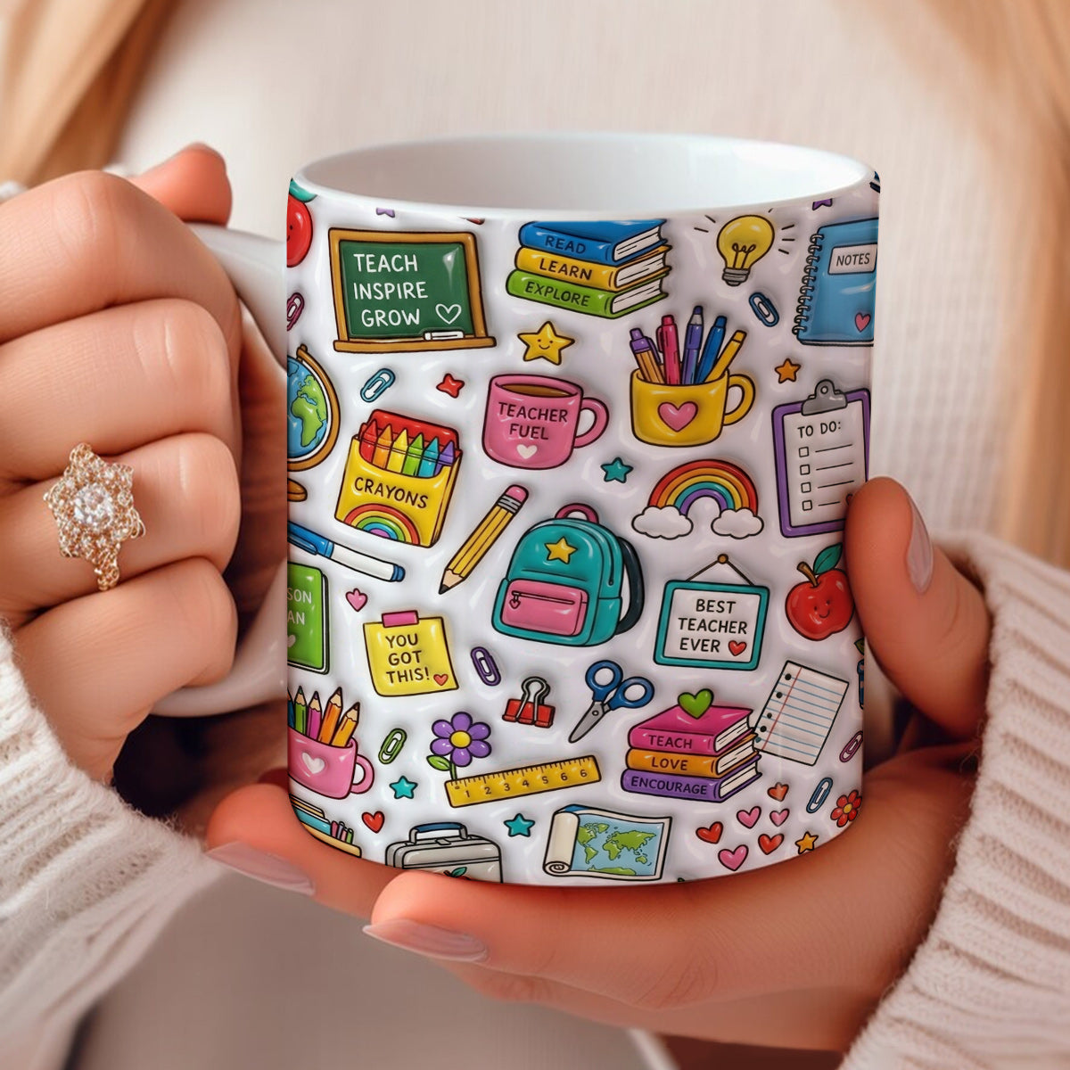 Teacher Ceramic Mug Best Teacher Ever