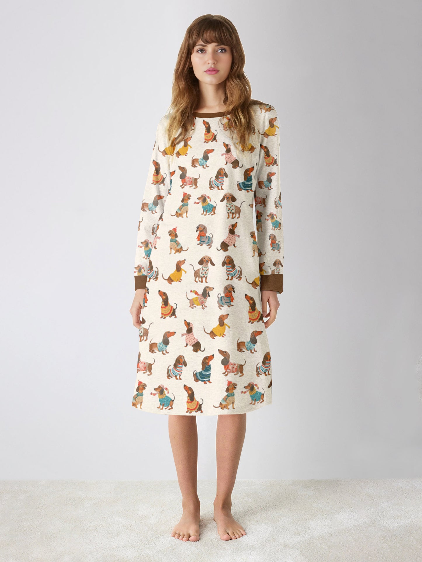 Dachshund Lover Raglan Dress Fashion Wieners