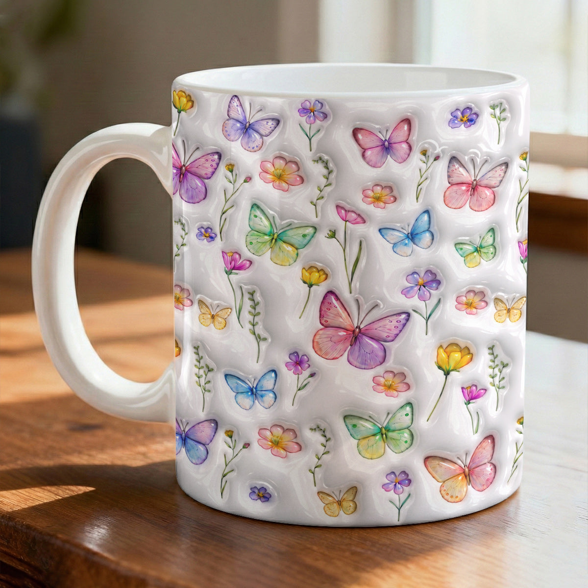 Butterfly 11 oz Mug Butterfly Garden Blossom Dreams