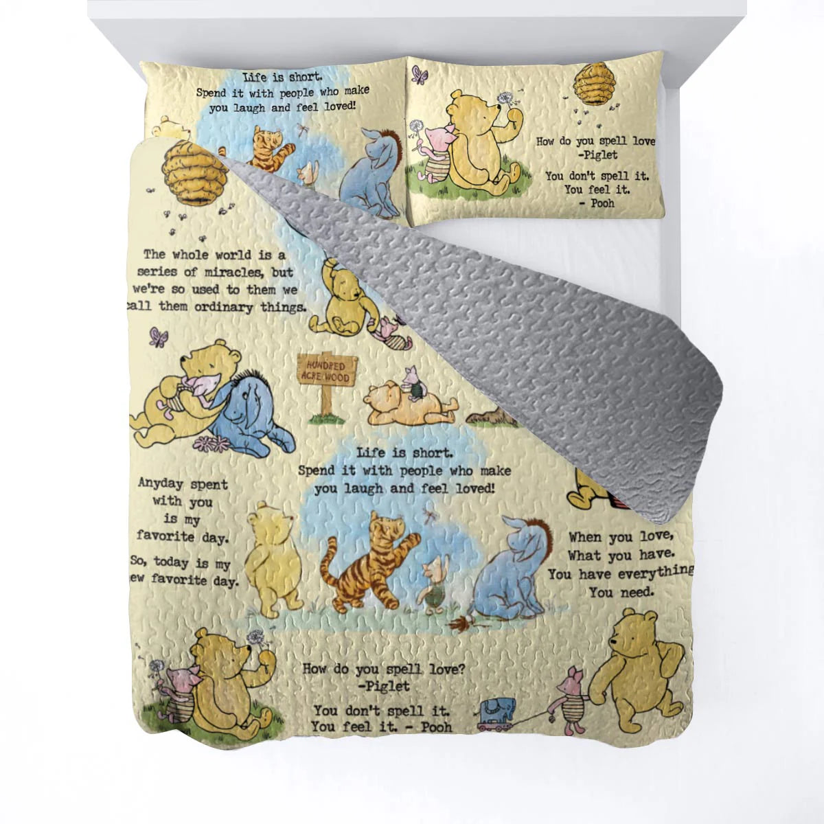All Season Quilt 3-Piece Set Classic Honey Bear Wisdom