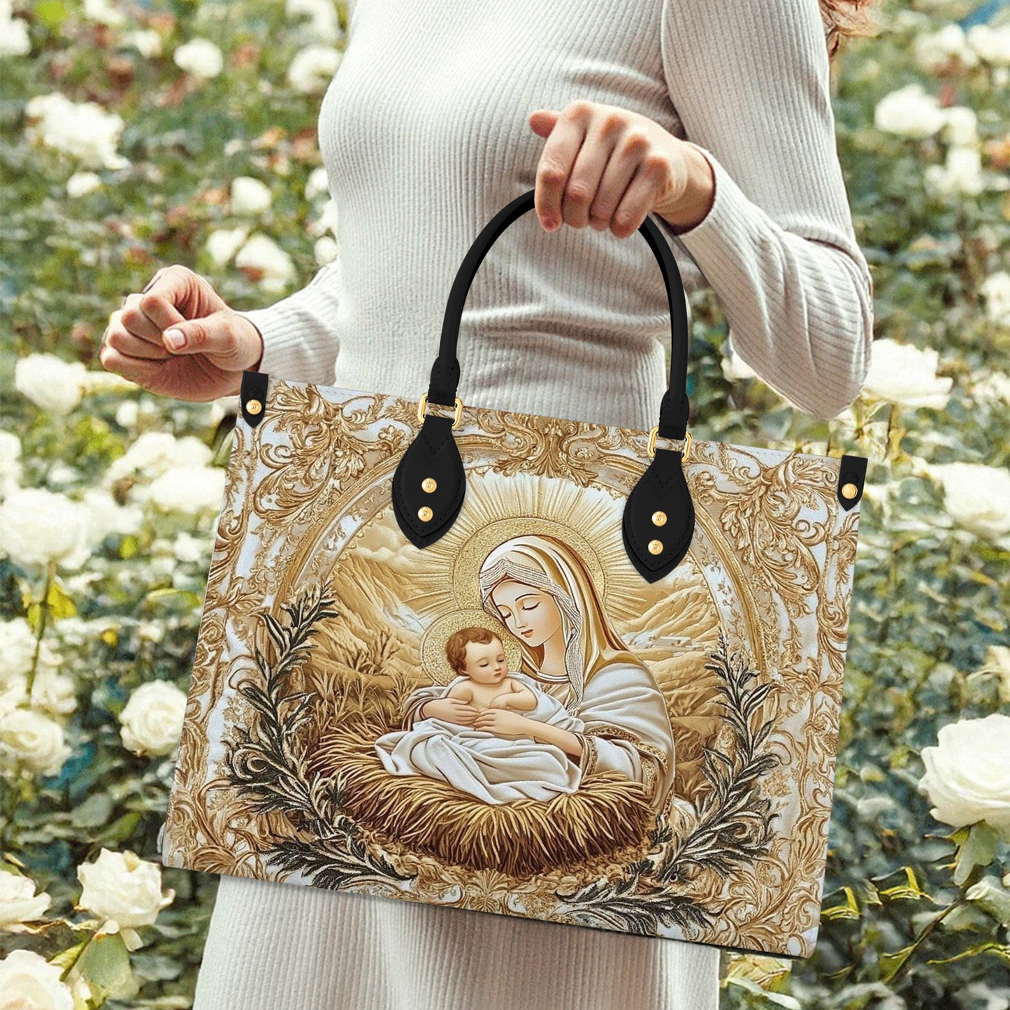 Faith Leather Bag 2D Print Eternal Grace Divine Love