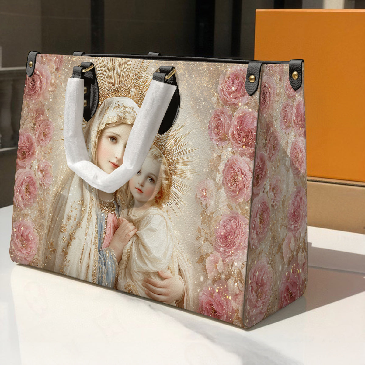 Faith Leather Bag Blessed Golden Grace