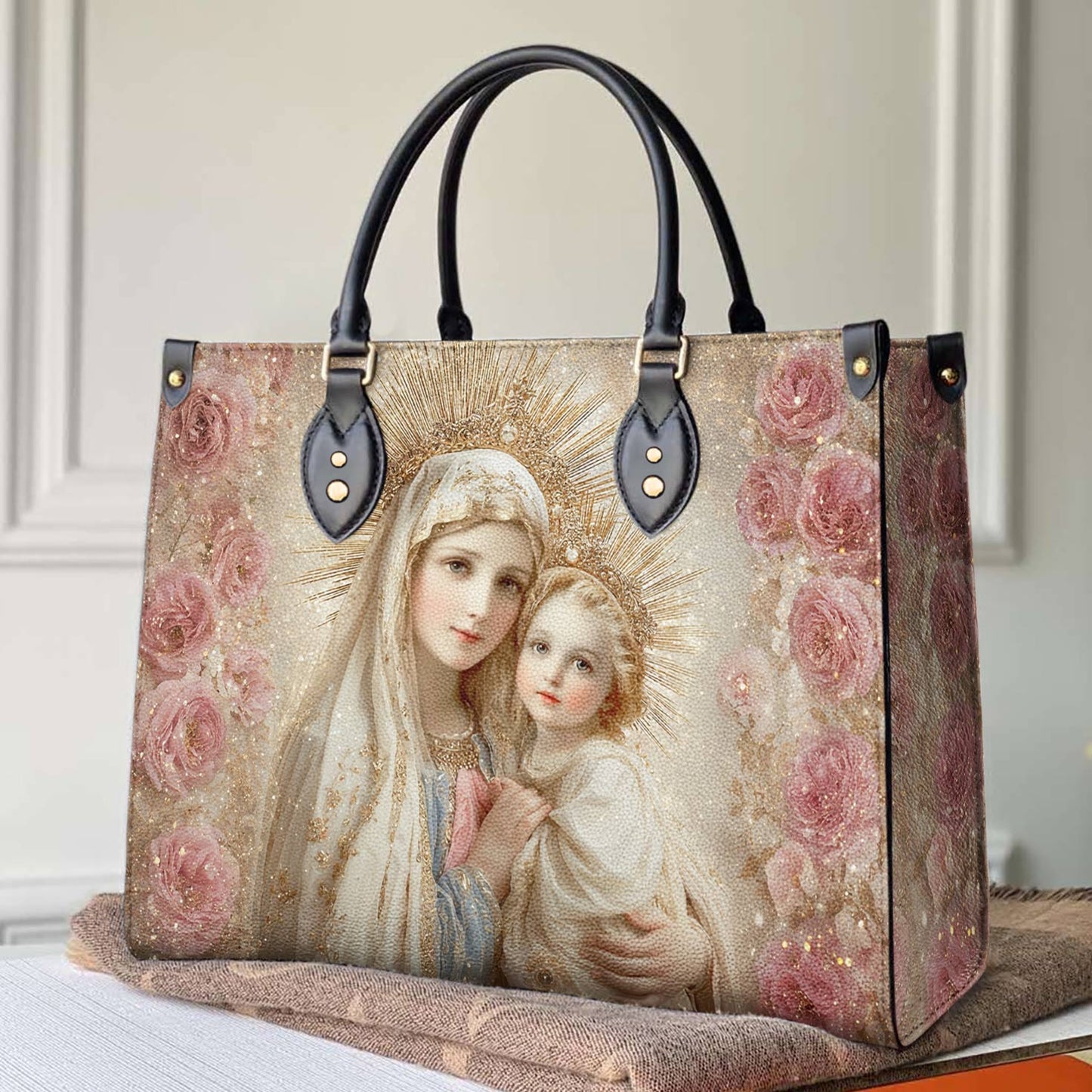 Faith Leather Bag Blessed Golden Grace