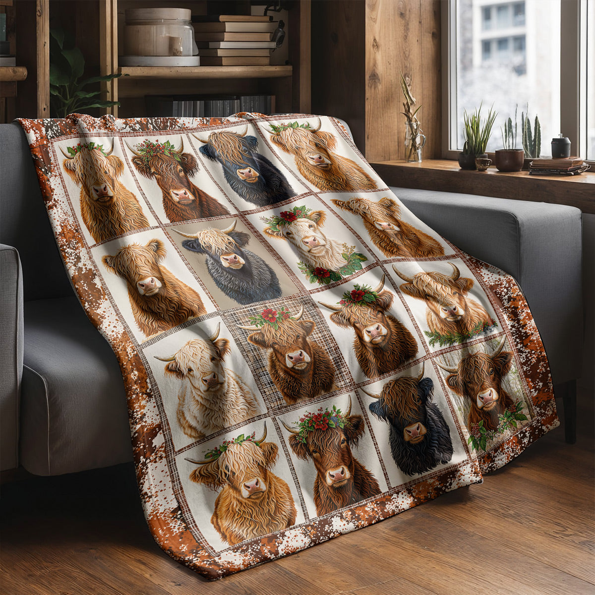 Cow Fleece Blanket Cows In My Heart