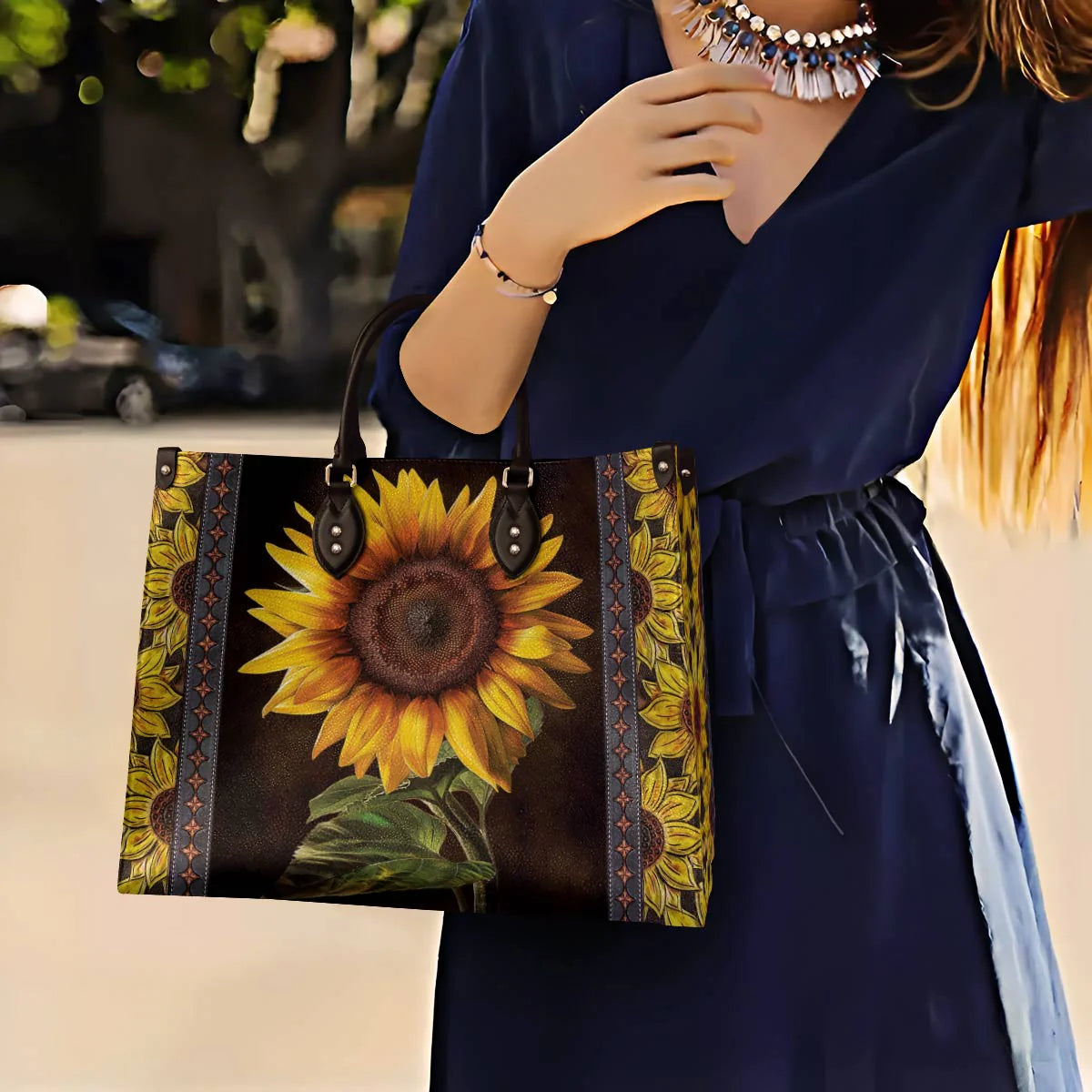 Sunflower Leather Bag Million Sunny