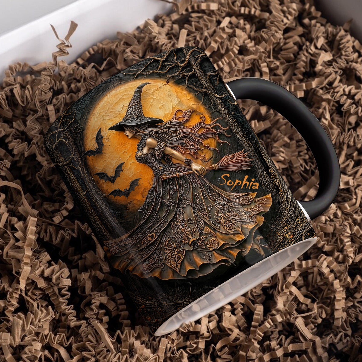 Witch of the Amber Moon Personalized Accent Mug Halloween Gift
