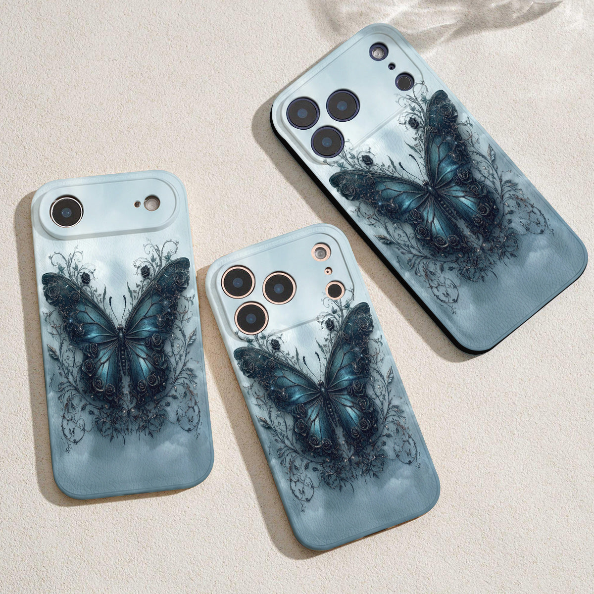 Gothic Leather Phone Case Wings Of Solace
