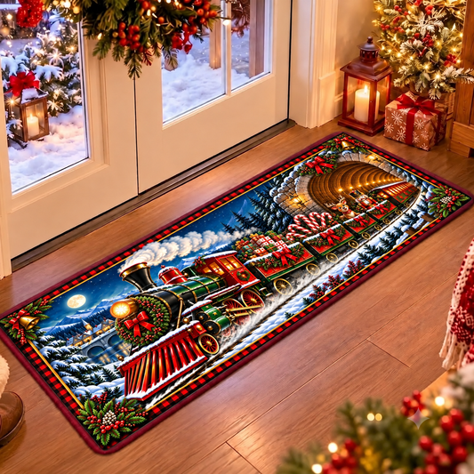 Christmas Express Runner Rug