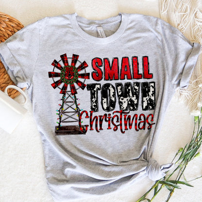 Christmas Graphic Tee Small Town Christmas