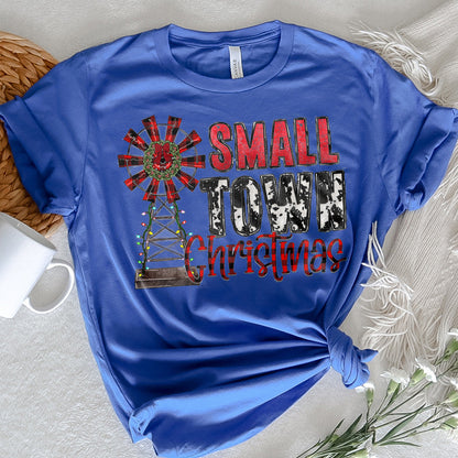 Christmas Graphic Tee Small Town Christmas