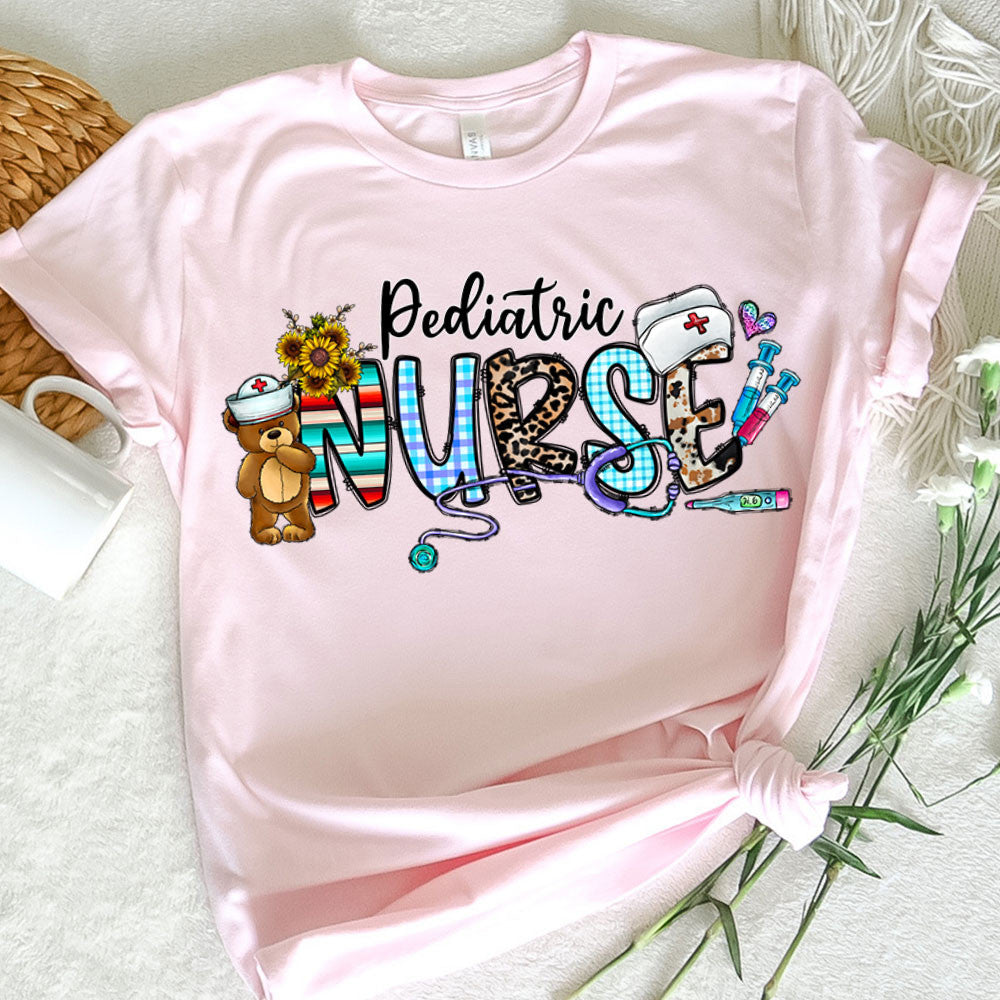 Nurse Graphic Tee Pediatric Nurse