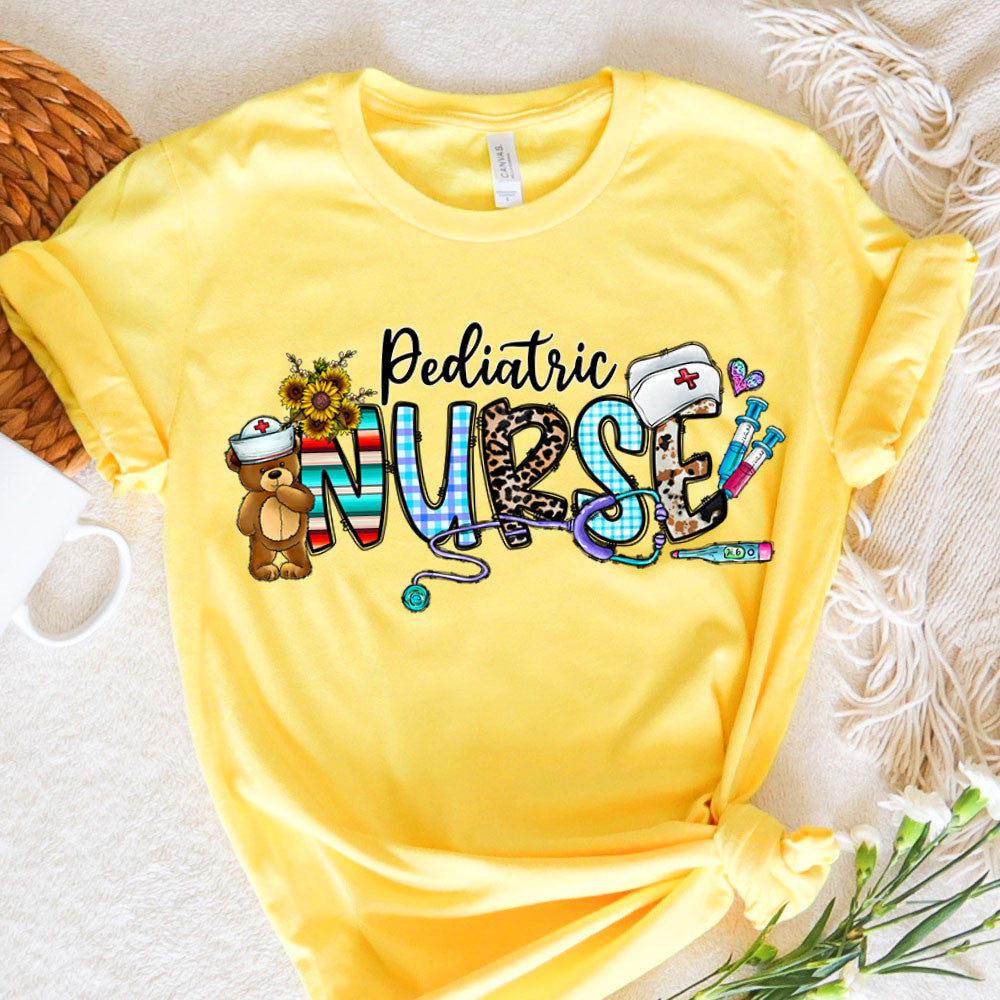 Nurse Graphic Tee Pediatric Nurse