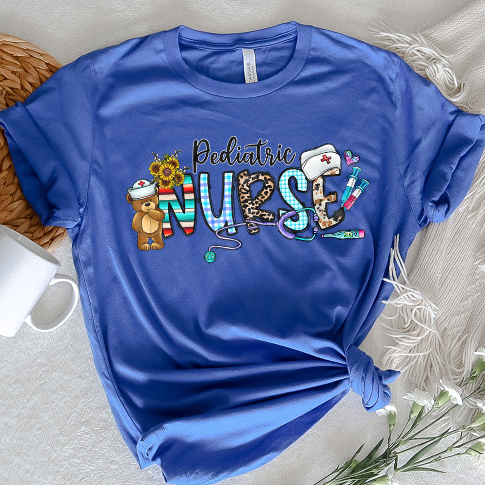 Nurse Graphic Tee Pediatric Nurse