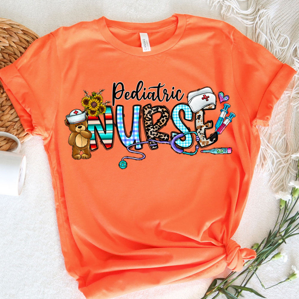 Nurse Graphic Tee Pediatric Nurse