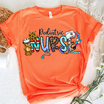 Nurse Graphic Tee Pediatric Nurse