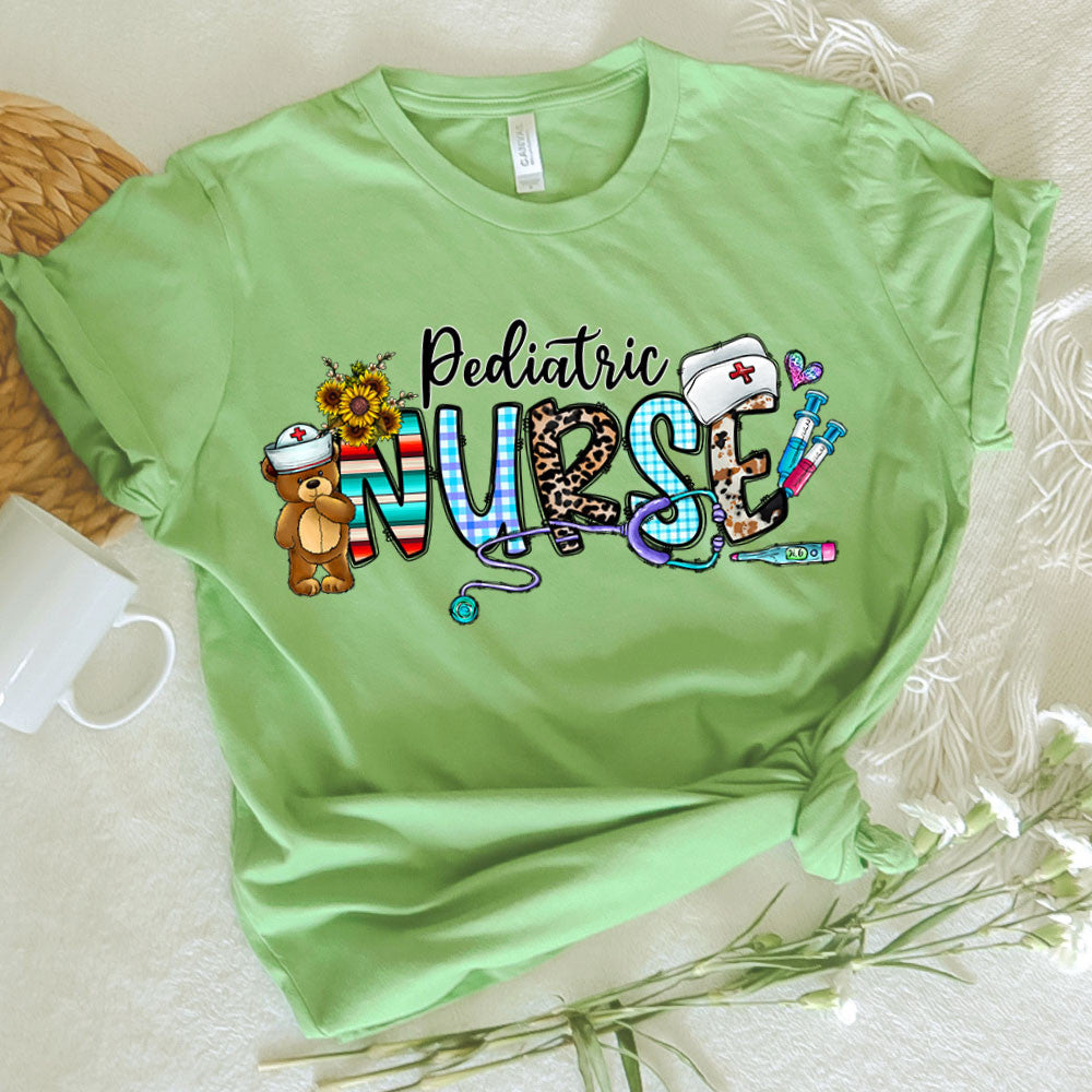 Nurse Graphic Tee Pediatric Nurse