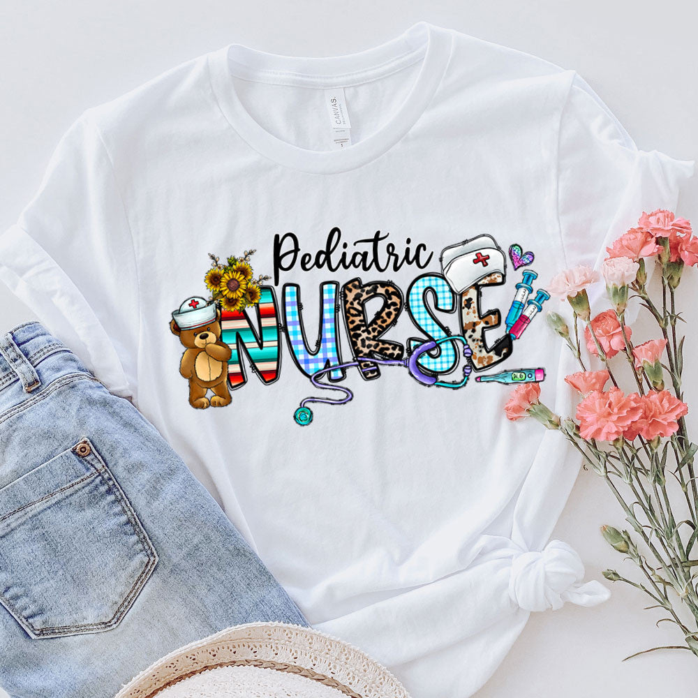 Nurse Graphic Tee Pediatric Nurse