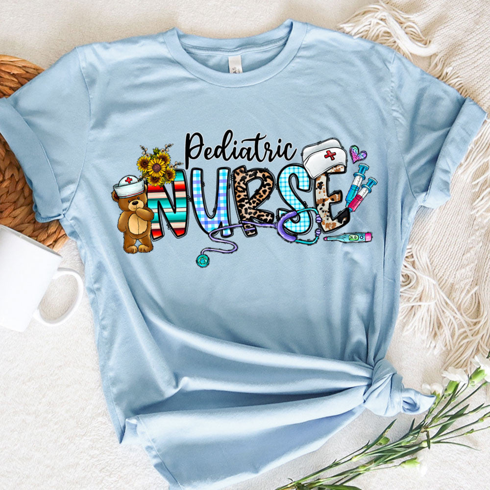 Nurse Graphic Tee Pediatric Nurse