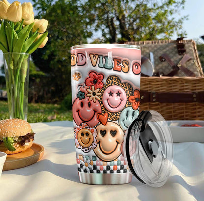 Good Vibes Only 20Oz Tumbler Personalized