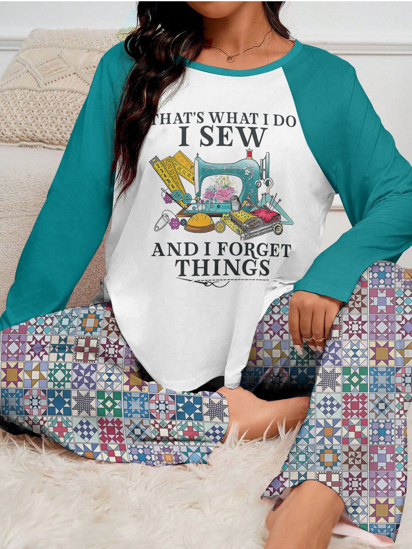 Sewing Lover Raglan Lounge Pajamas I Sew & I Forget Things