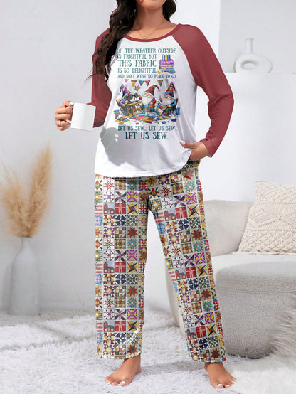 Sewing Lover Raglan Lounge Pajamas Let Us Sew