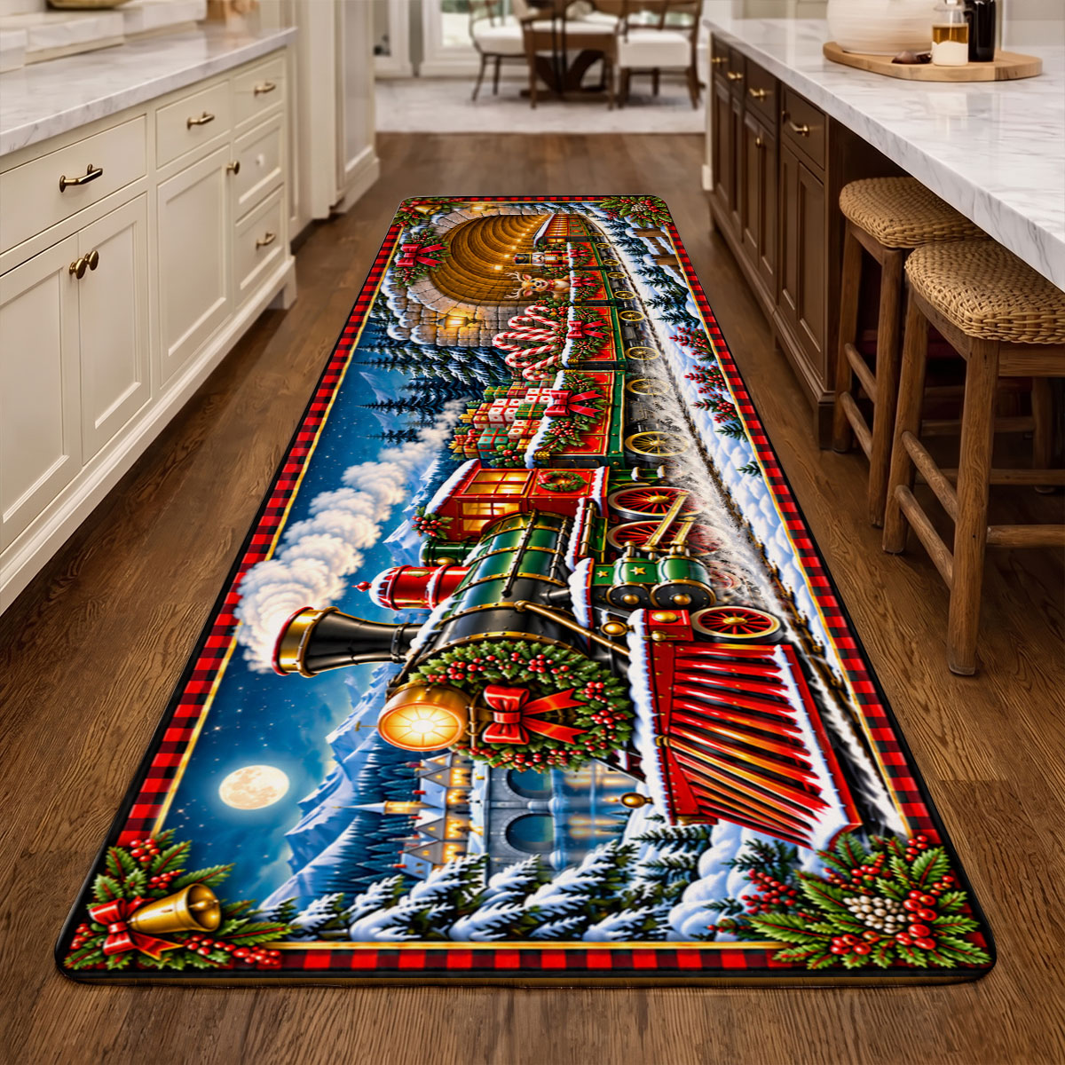 Christmas Express Runner Rug.