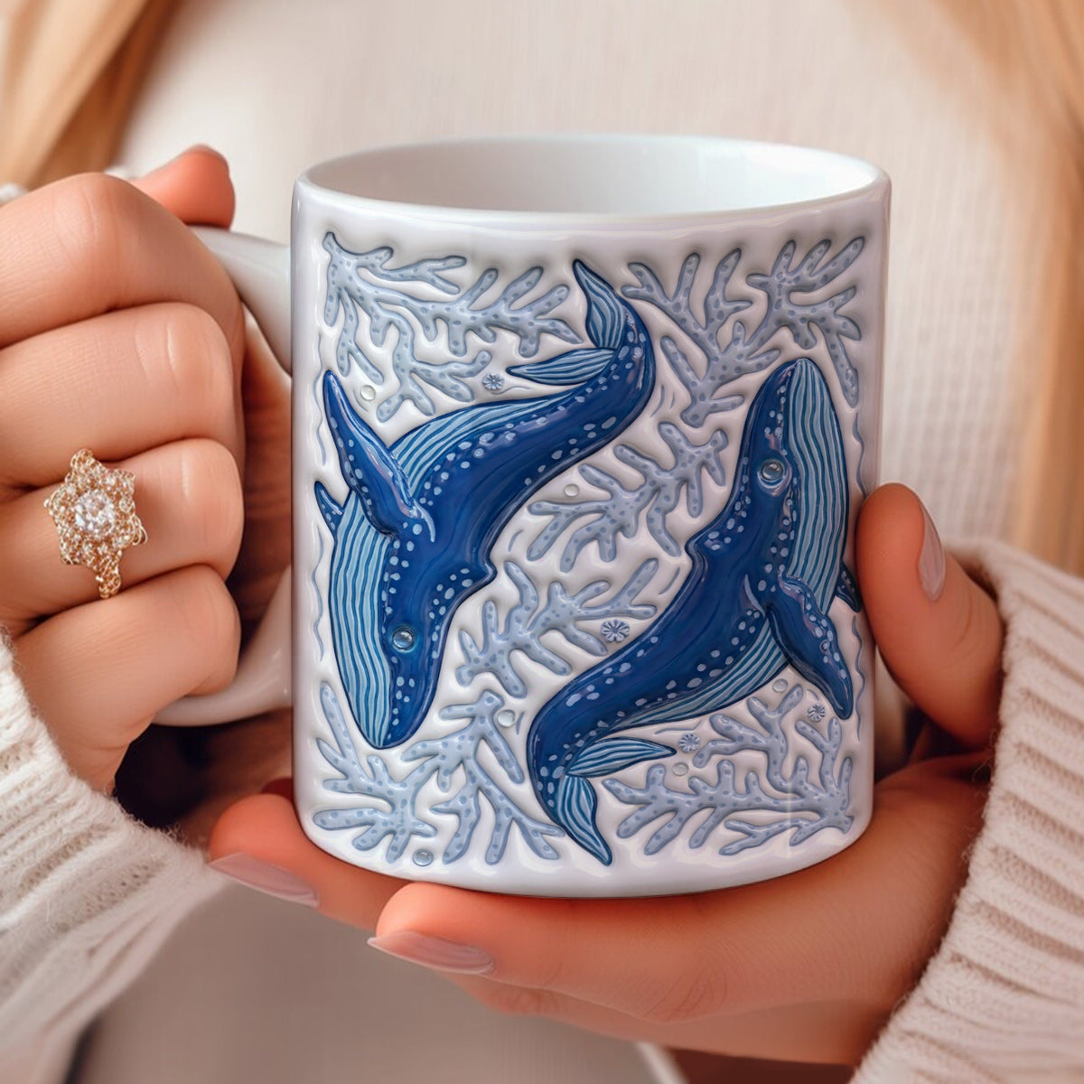 Whale Ceramic Mug Ocean Giants