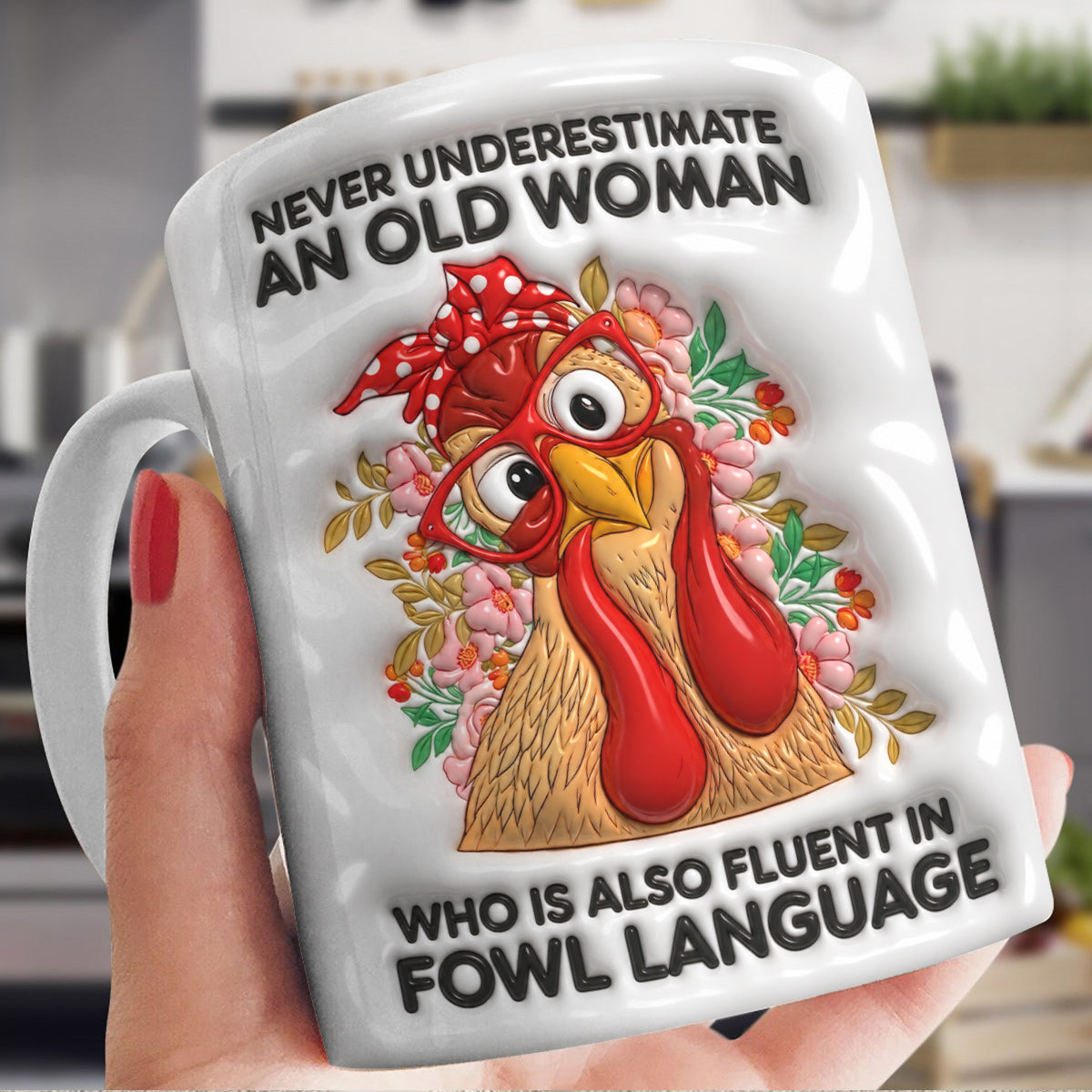 Chicken Lover Ceramic Mug Sassy Chicken Lady