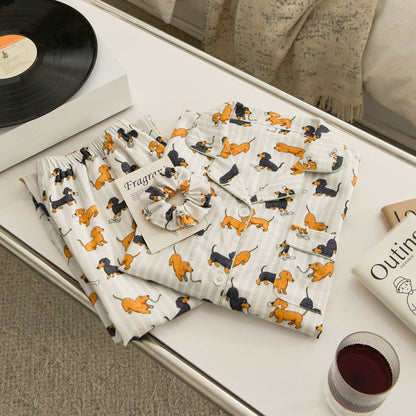 Dachshund Cotton Fleece Pajamas