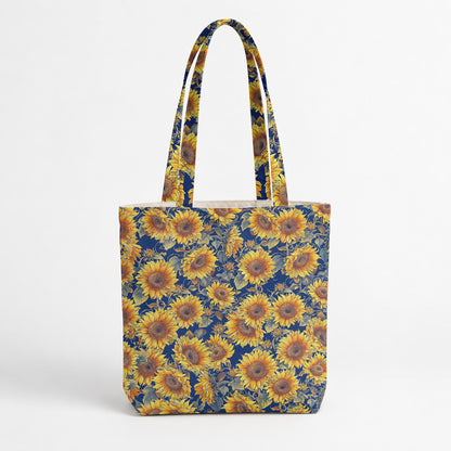 Sunflower Canvas Tote Bag Gorgeous Flowers