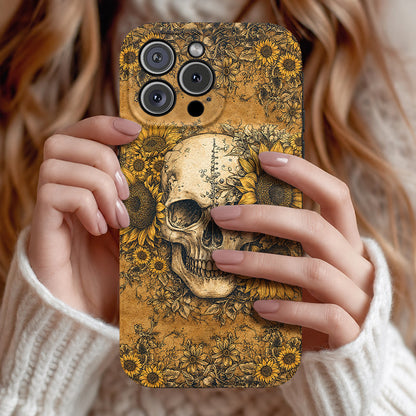 Eternal Skull Leather Phone Case