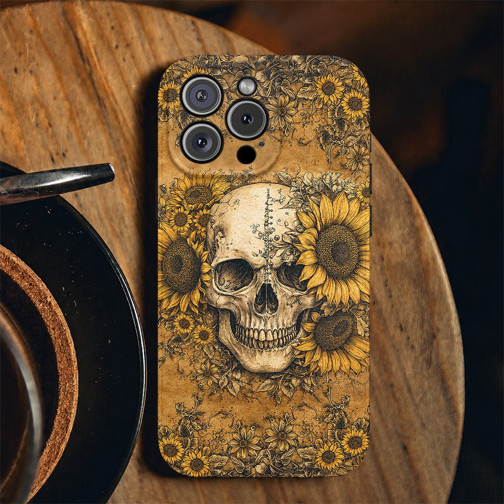 Eternal Skull Leather Phone Case