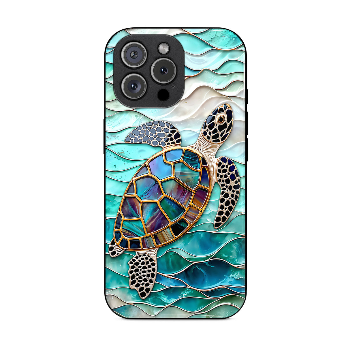 Sea Turtle Phone Case Sea Turtle In Turquoise Tides