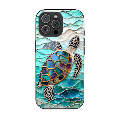 Sea Turtle Phone Case Sea Turtle In Turquoise Tides