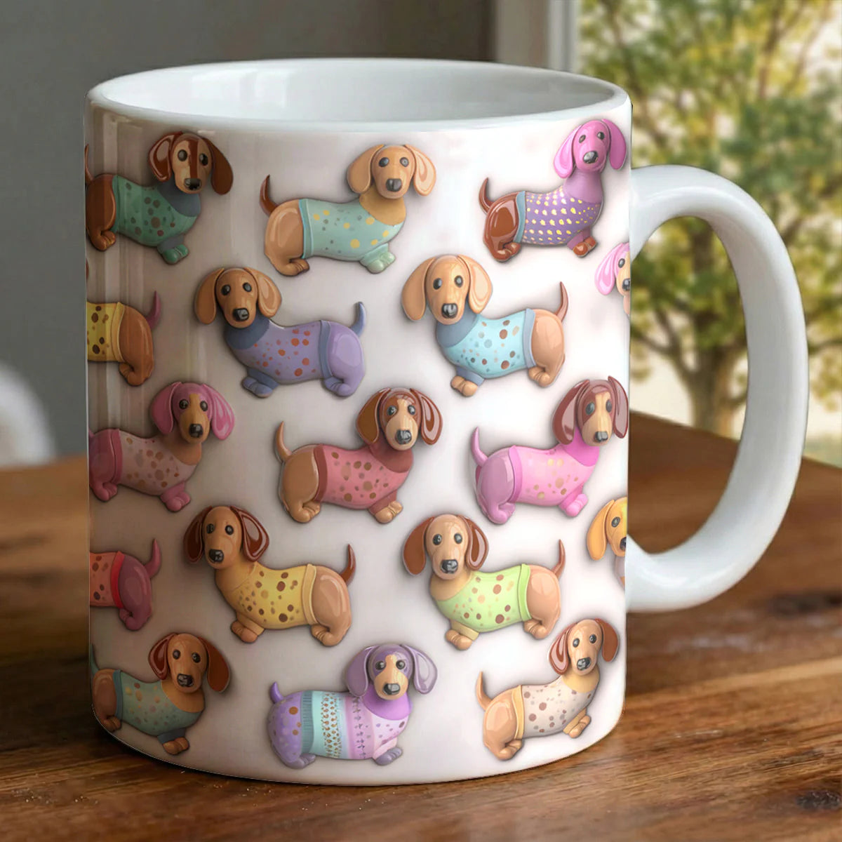 Dachshund 11Oz Mug Pretty Dachshunds
