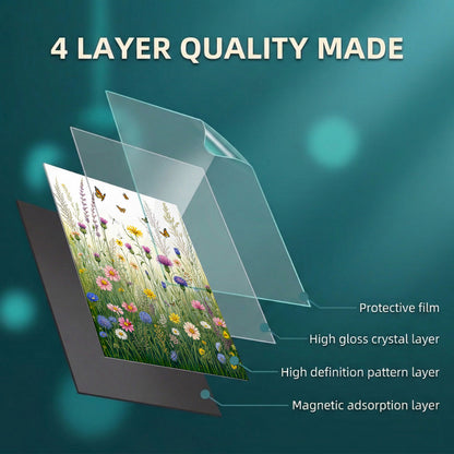 Meadow Wings in Bloom Magnetic Dishwasher Cover
