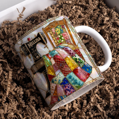 Sewing Lover 11Oz Mug Personalized Vintage Sewing Glow