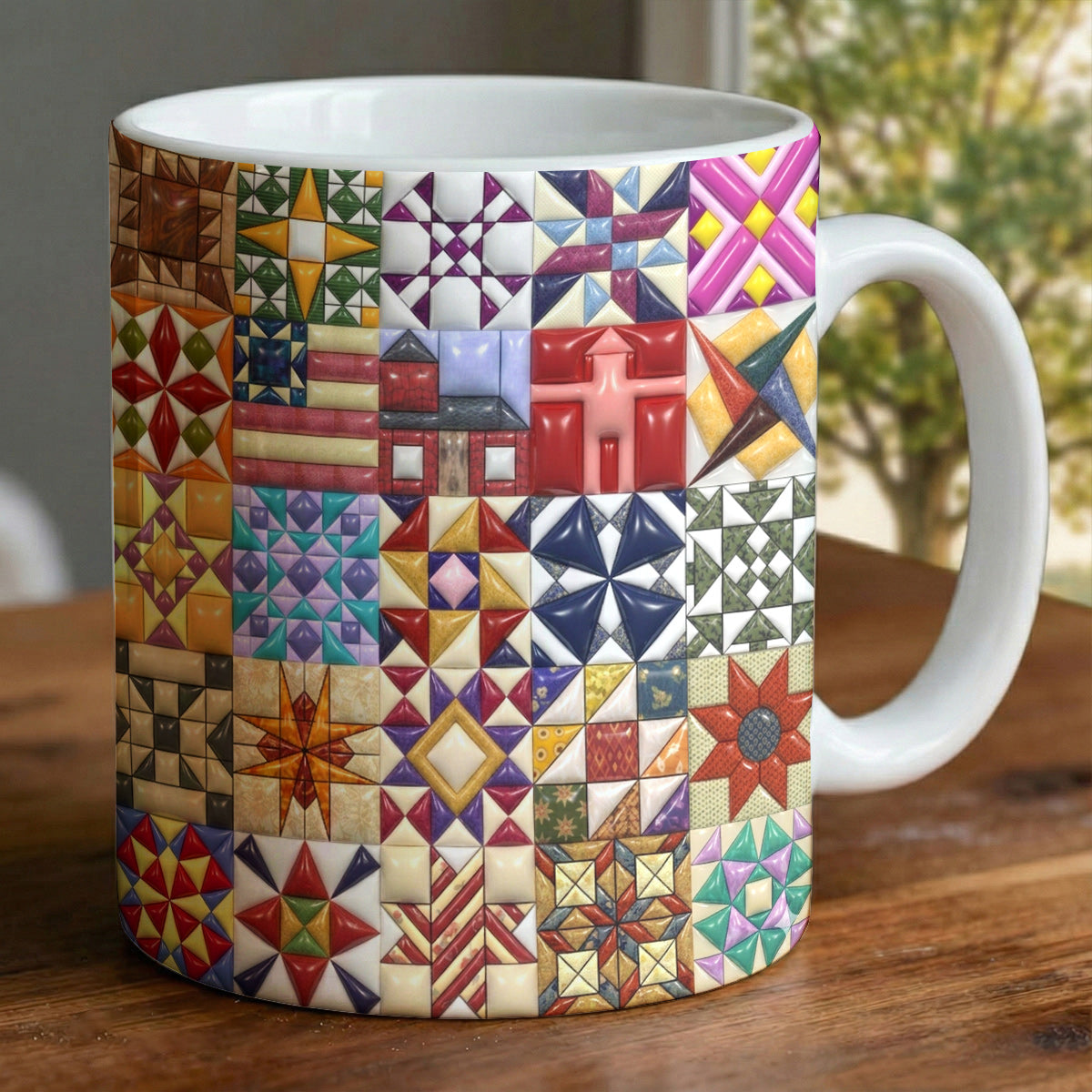 Sewing Lover 11Oz Mug Quilt Blocks