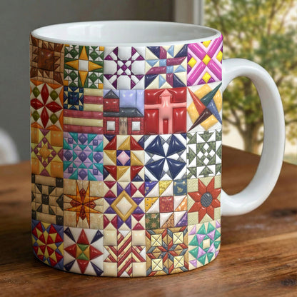 Sewing Lover 11Oz Mug Quilt Blocks