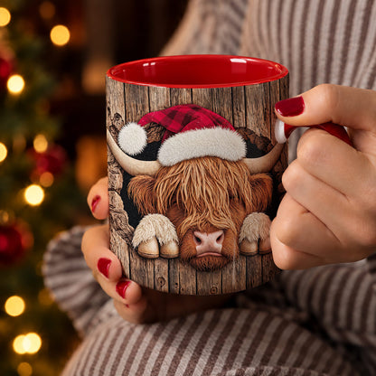 Cozy Christmas Highland Hideaway Ceramic Accent Mug