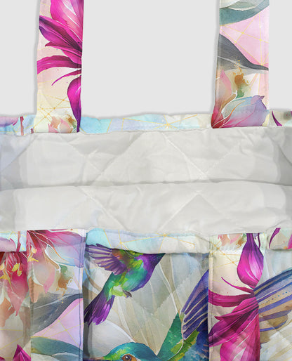 Hummingbird Quilted Tote Bag Hummingbird Dream